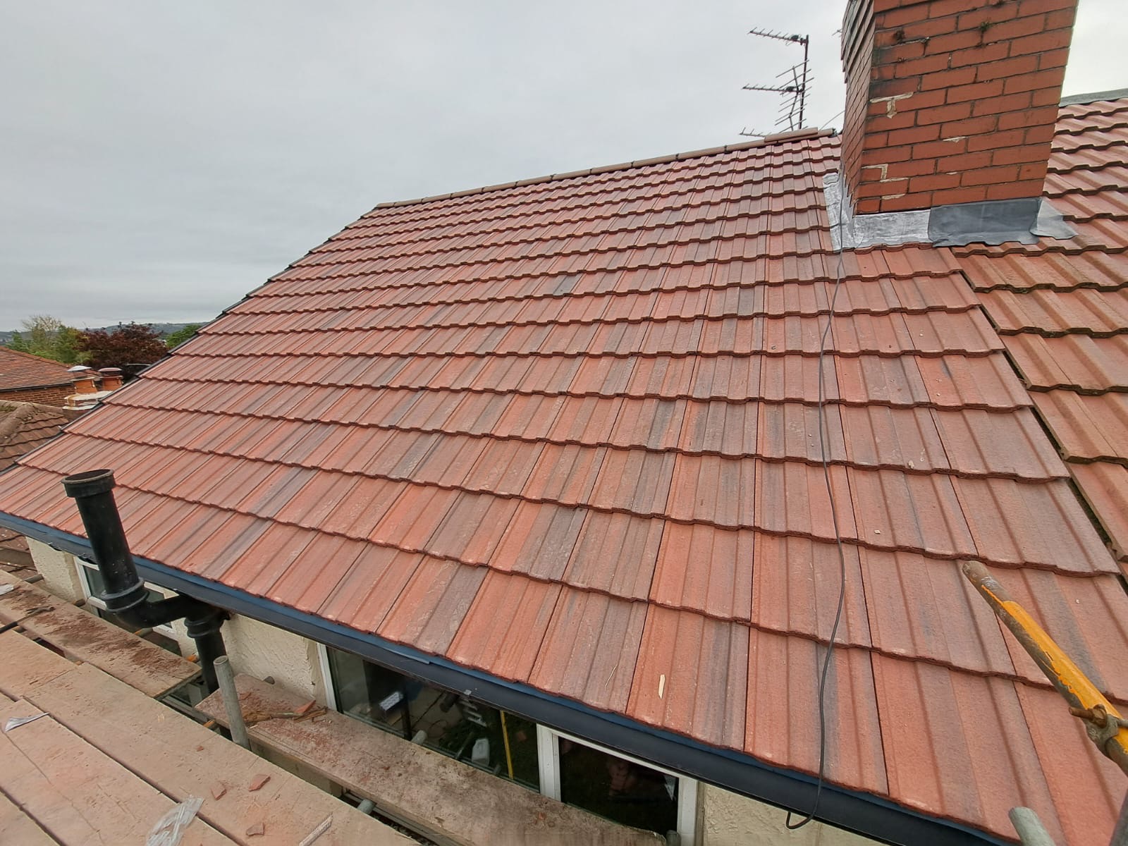New tiles and repointed chimney