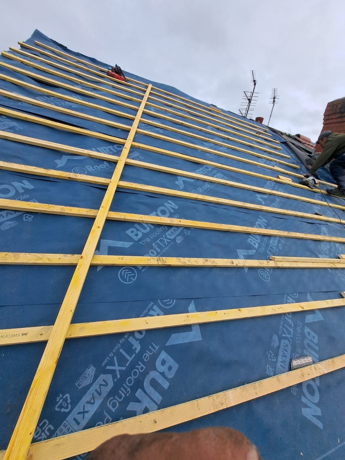 New battens and breathable membrane